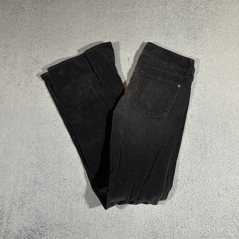 Vince Black Corduroy Flare Trousers Women's 28 #3961